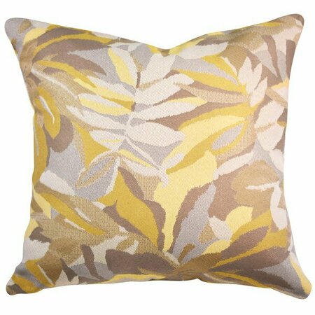 ASTELLA 18'' x 18'' Pacifica Dewey Yellow Accent Throw Pillow 222TP18FA24